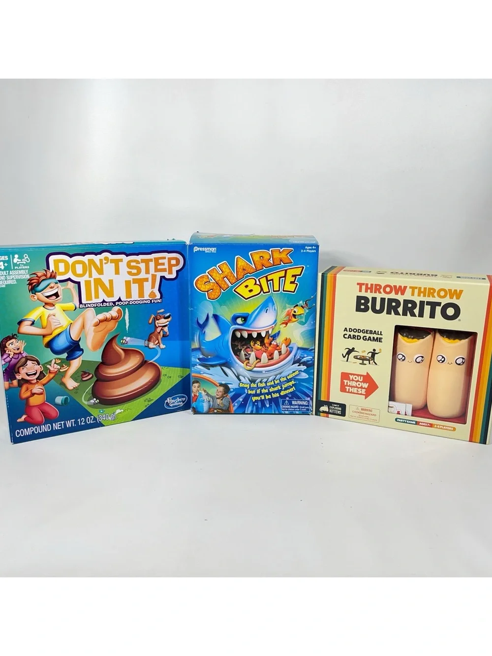 Kids and Family Board Games Bundle Lot of 3 New